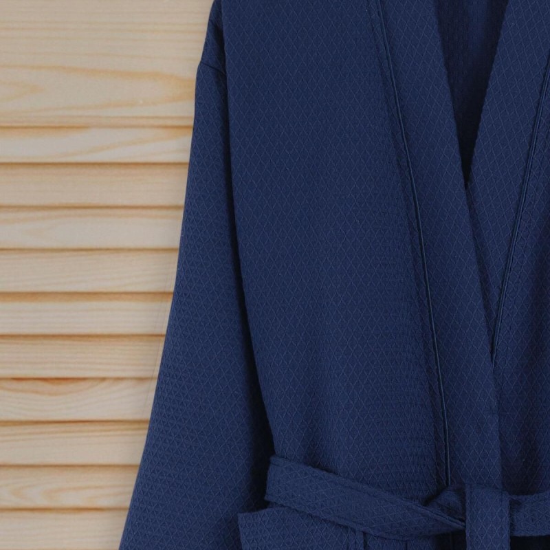 Varol Dama Serisi Kimono Yaka Pike Bornoz Sabahlık