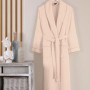 Varol Dama Serisi Şal Yaka Pike Bornoz Sabahlık