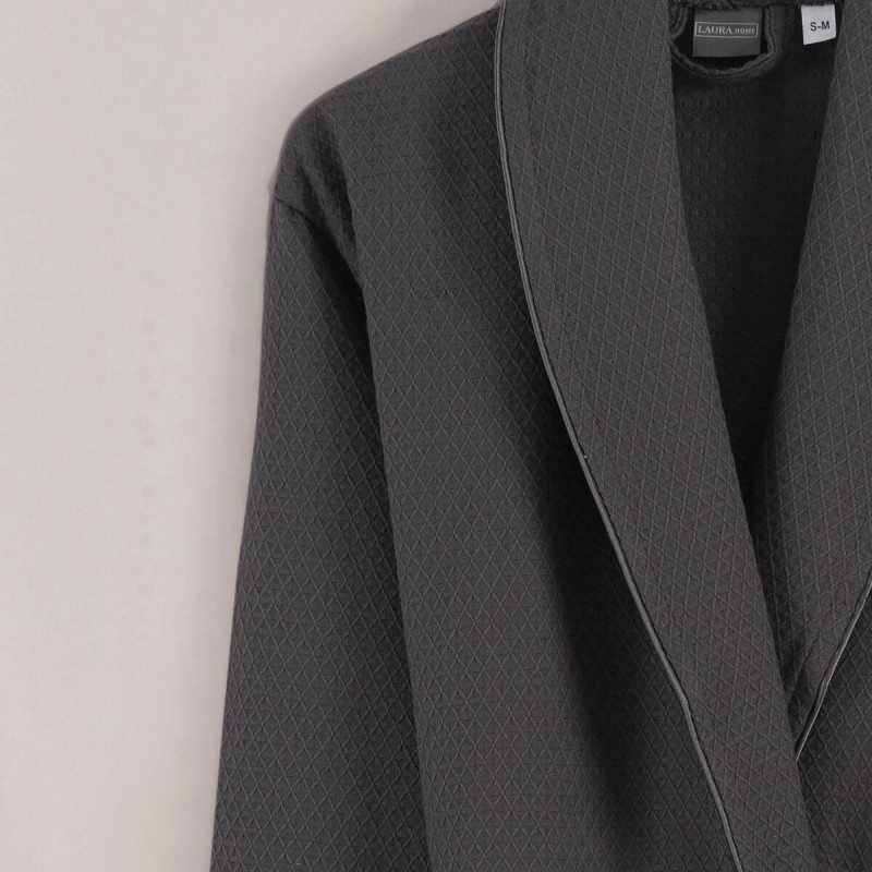 Varol Dama Serisi Şal Yaka Pike Bornoz Sabahlık