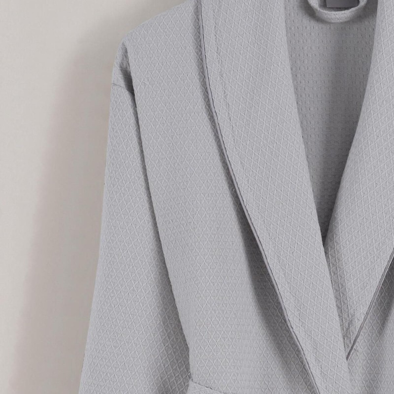 Varol Dama Serisi Şal Yaka Pike Bornoz Sabahlık