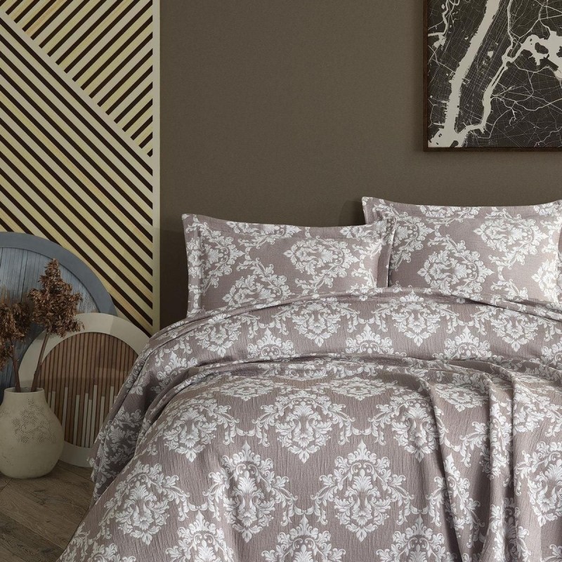 Varol Damasco Tek Kişilk Yatak Örtüsü Varol Damasco Tek Kişilk Yatak Örtüsü