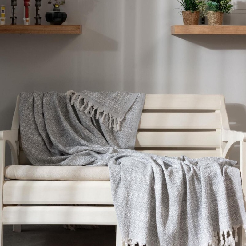 Varol Diamond Serisi Naturel Peştemal Pike Yatak Örtüsü %100 Pamuk