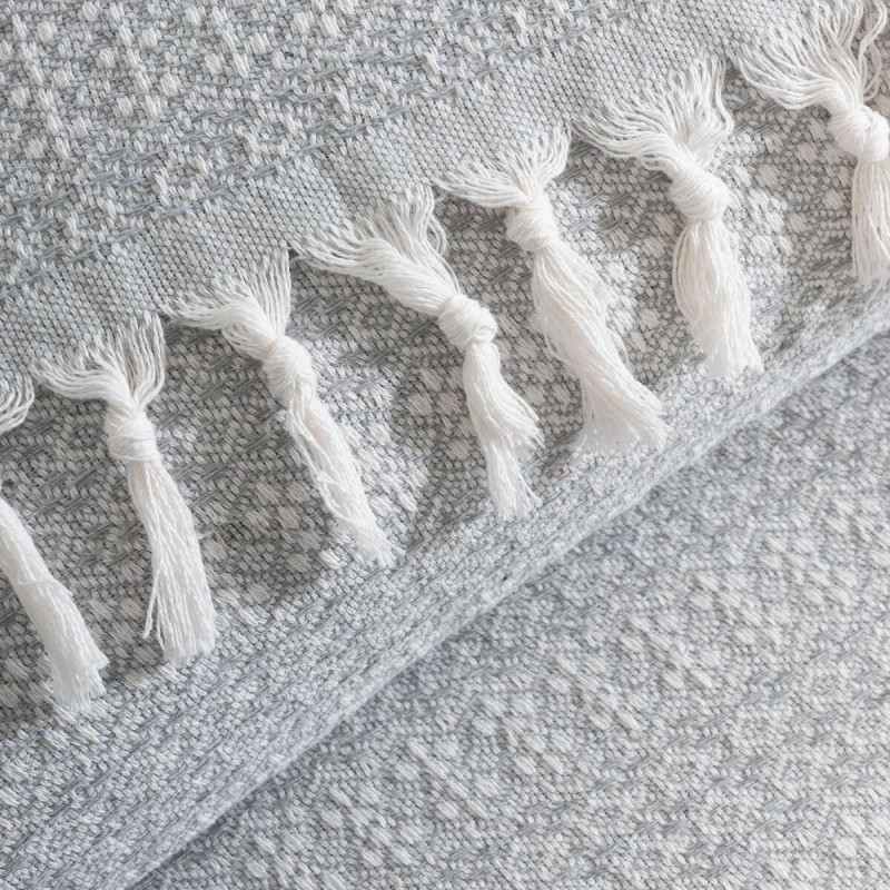 Varol Diamond Serisi Naturel Peştemal Pike Yatak Örtüsü %100 Pamuk