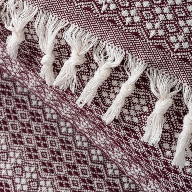 Varol Diamond Serisi Naturel Peştemal Pike Yatak Örtüsü %100 Pamuk