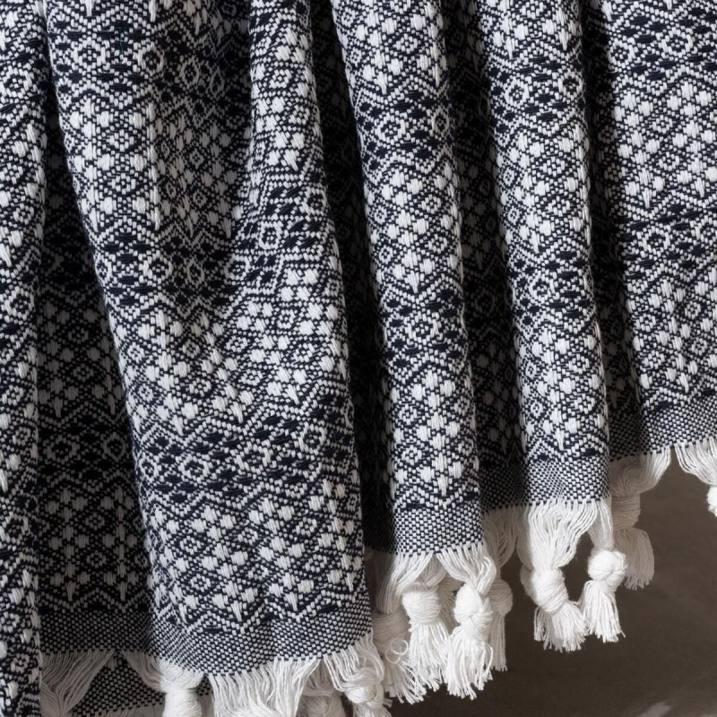 Varol Diamond Serisi Naturel Peştemal Pike Yatak Örtüsü %100 Pamuk