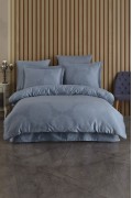 Varol (Family Size) Liyosel Jakar Nevresim Takımı - Nothingham İndigo