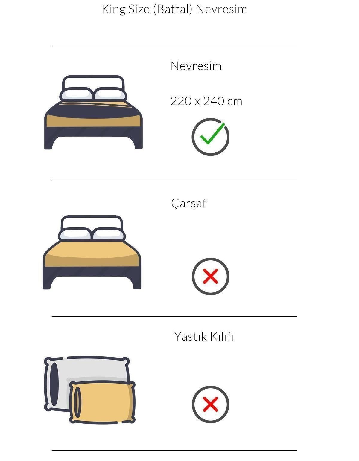 Varol İkaros Serisi King Size Otel Nevresimi (Yorgan Kılıfı) 57 Tel