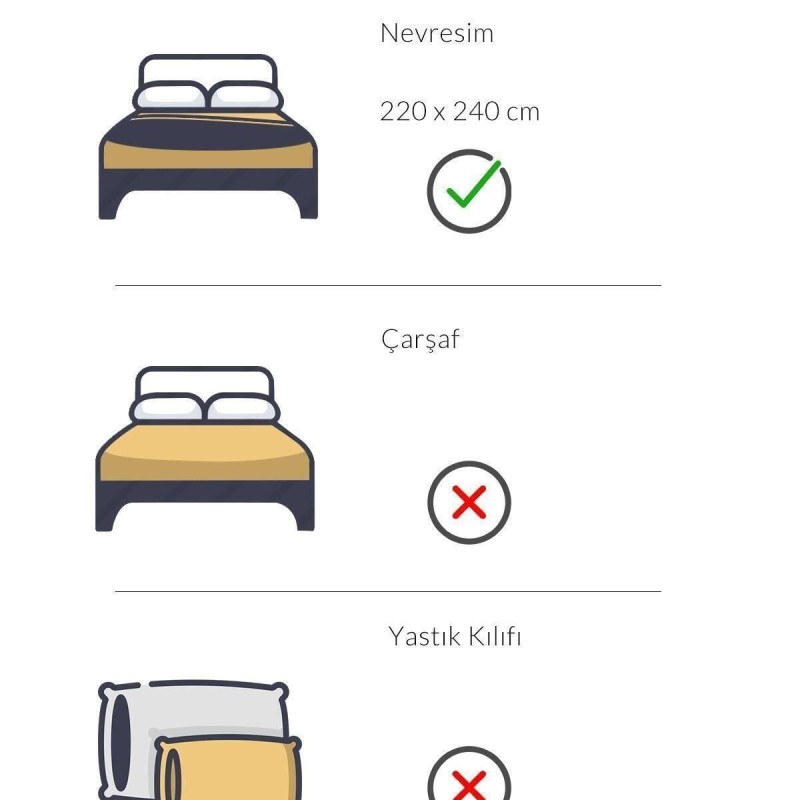 Varol İkaros Serisi King Size Otel Nevresimi (Yorgan Kılıfı) 57 Tel