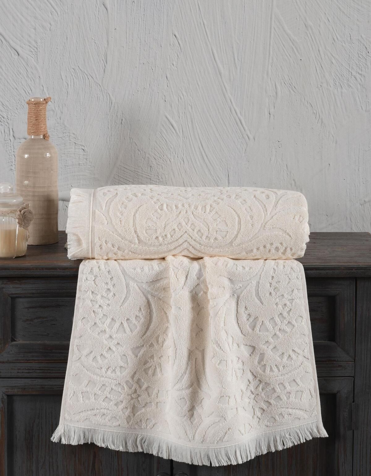 Varol Jakaranda %100 Pamuk El Havlusu 50x90cm