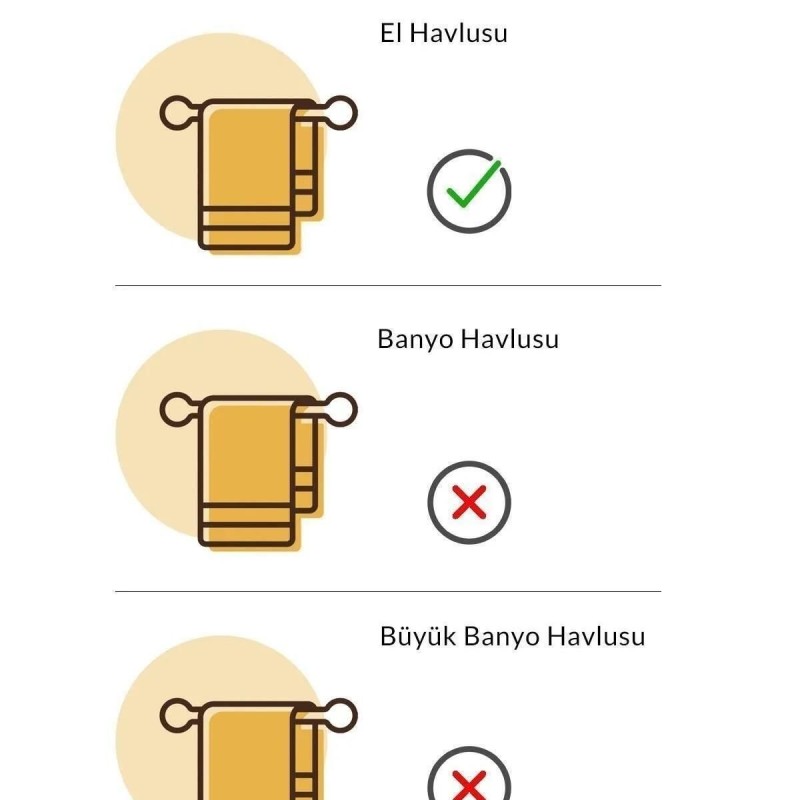 Varol Jakaranda %100 Pamuk El Havlusu 50x90cm