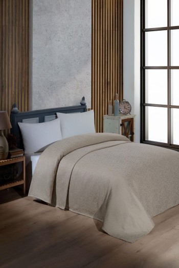 Varol Jakarlı Bambu Tek Kişilik Pike - Sarmaşık