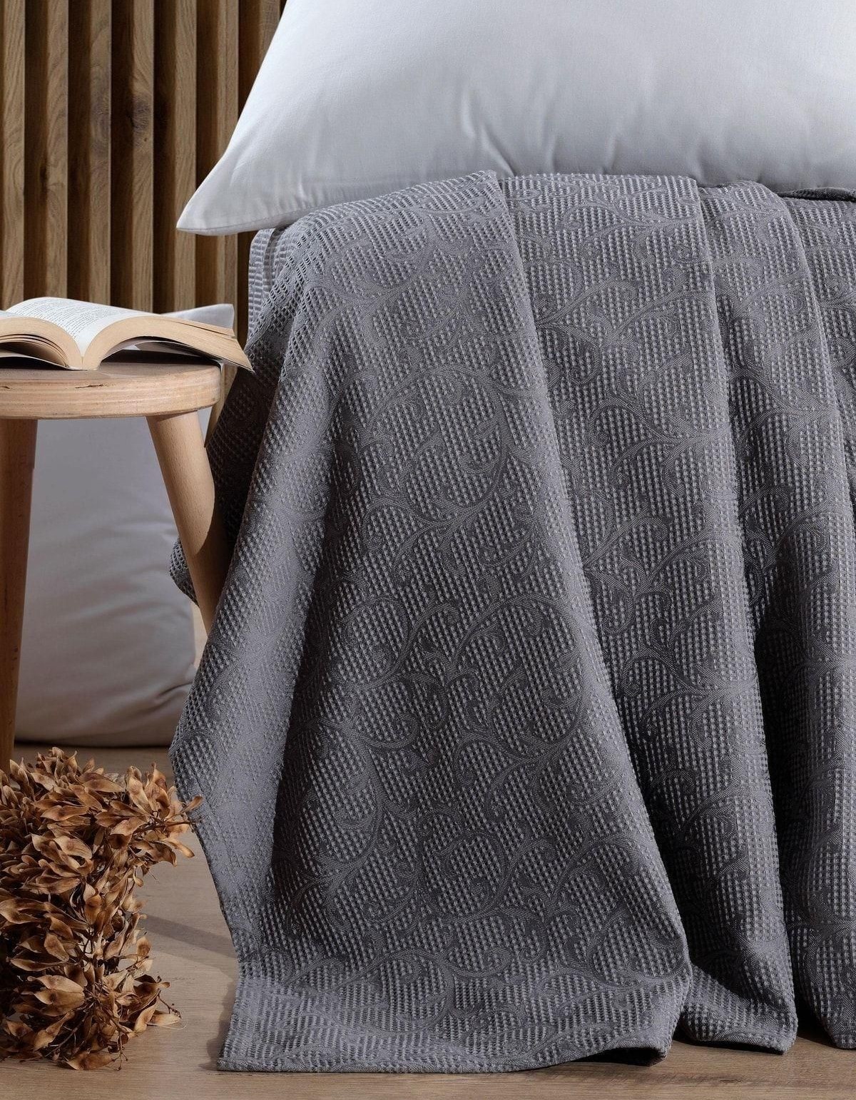 Varol Jakarlı Bambu Tek Kişilik Pike - Sarmaşık