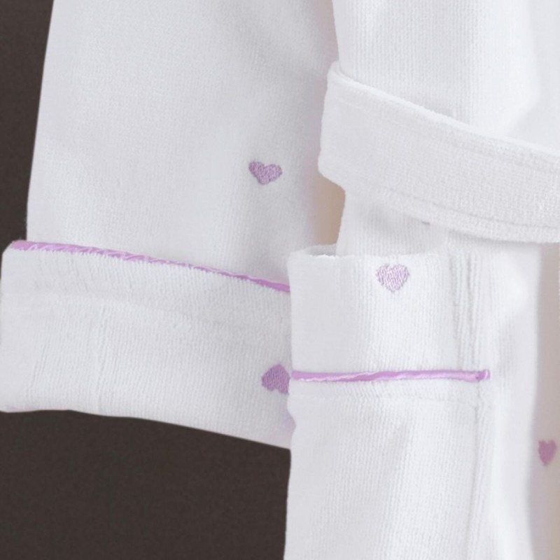 Varol Kalpli Nakışlı %100 Pamuk Love Serisi Bornoz