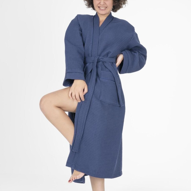 Varol Kaos Serisi Kimono Yaka Pike Bornoz Sabahlık