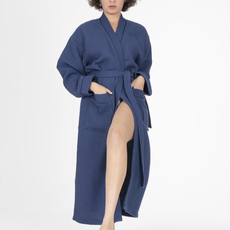 Varol Kaos Serisi Kimono Yaka Pike Bornoz Sabahlık