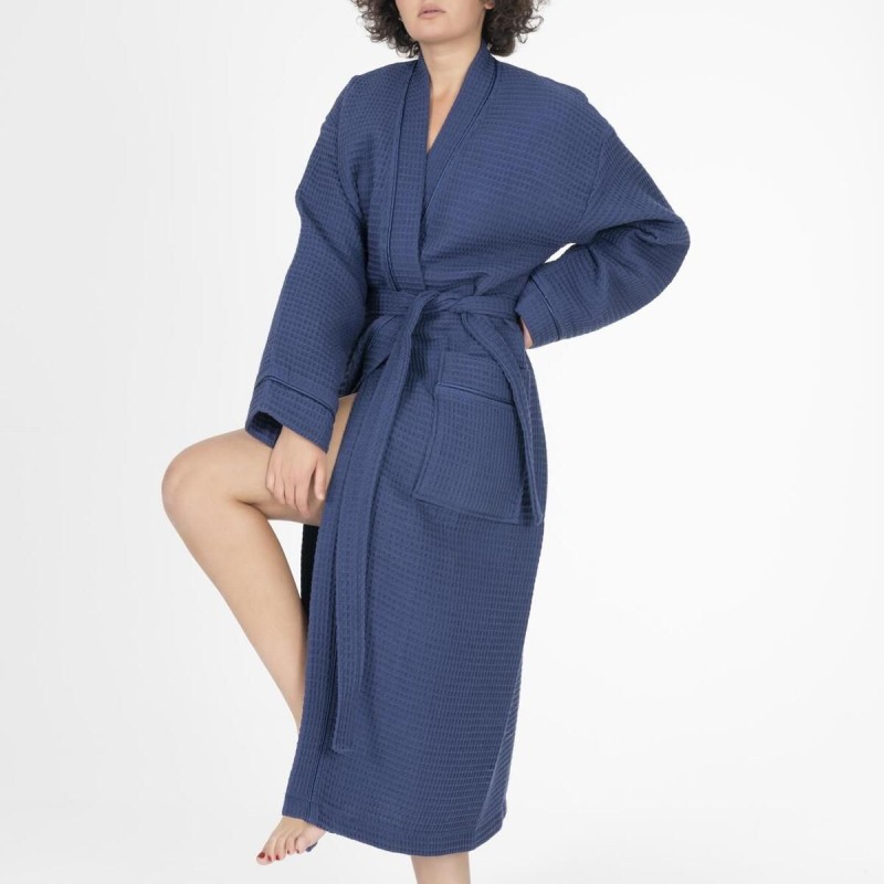 Varol Kaos Serisi Kimono Yaka Pike Bornoz Sabahlık