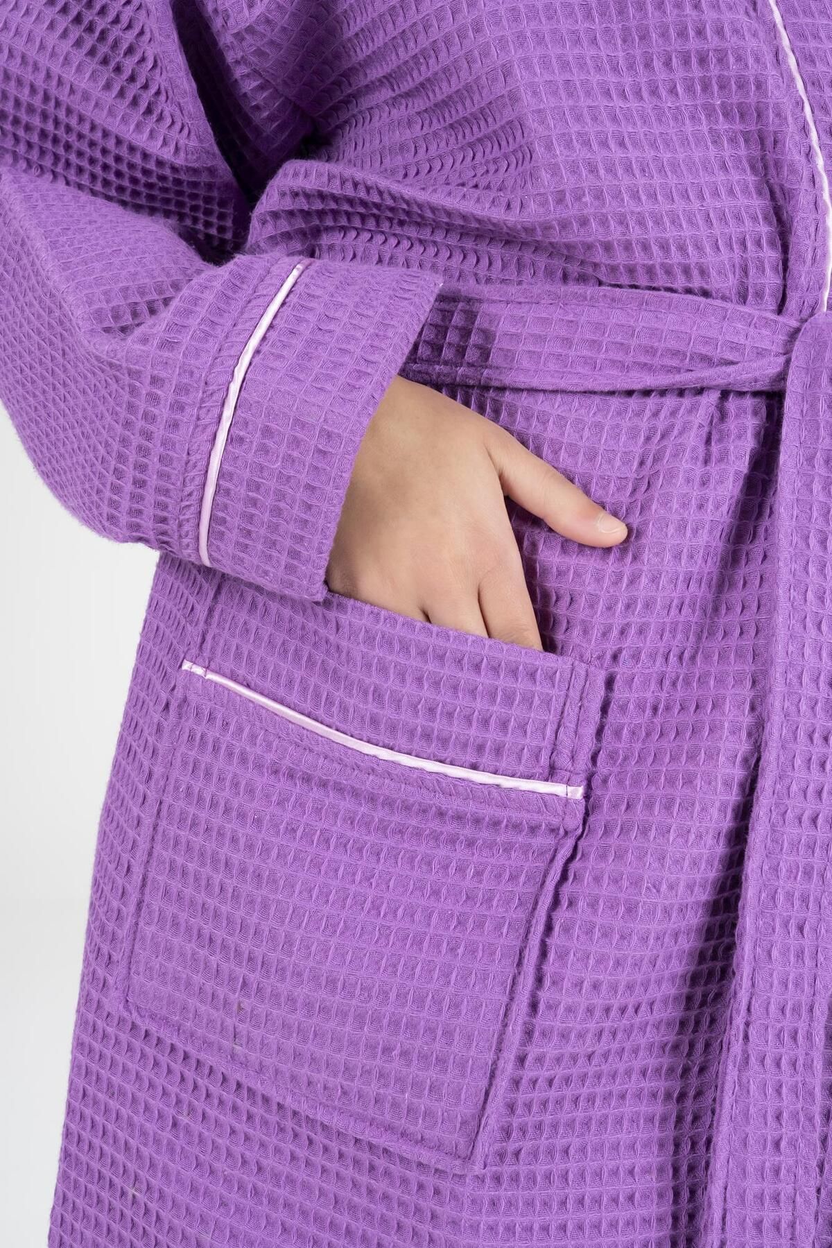 Varol Kaos Serisi Kimono Yaka Pike Bornoz Sabahlık