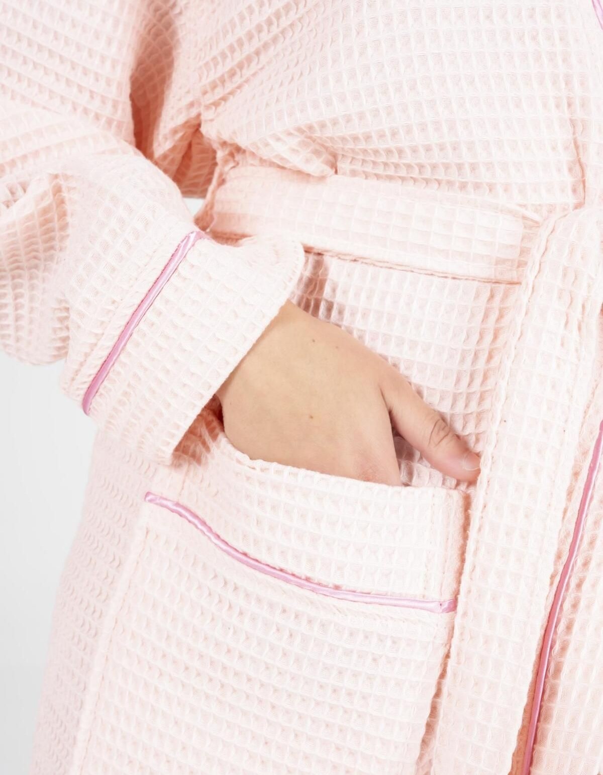 Varol Kaos Serisi Kimono Yaka Pike Bornoz Sabahlık