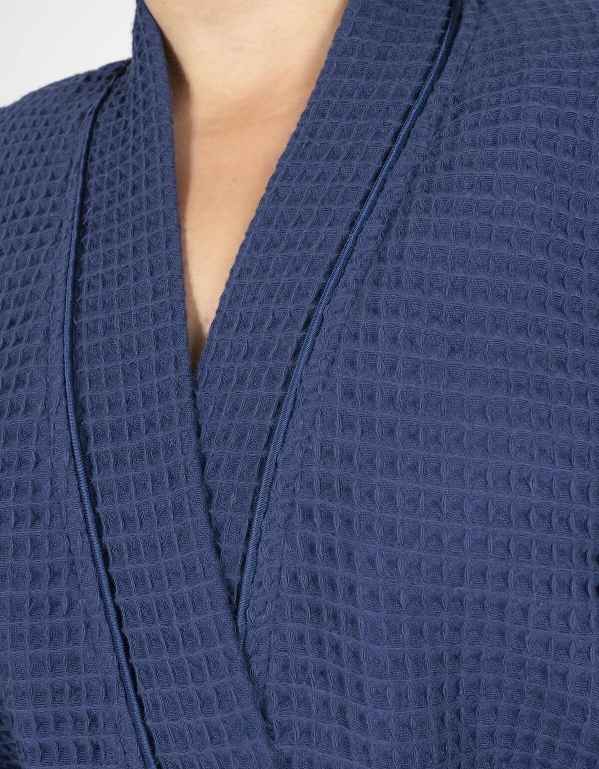 Varol Kaos Serisi Kimono Yaka Pike Bornoz Sabahlık