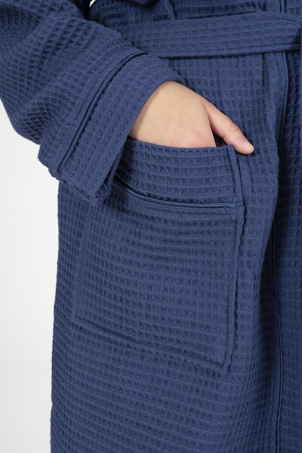 Varol Kaos Serisi Kimono Yaka Pike Bornoz Sabahlık