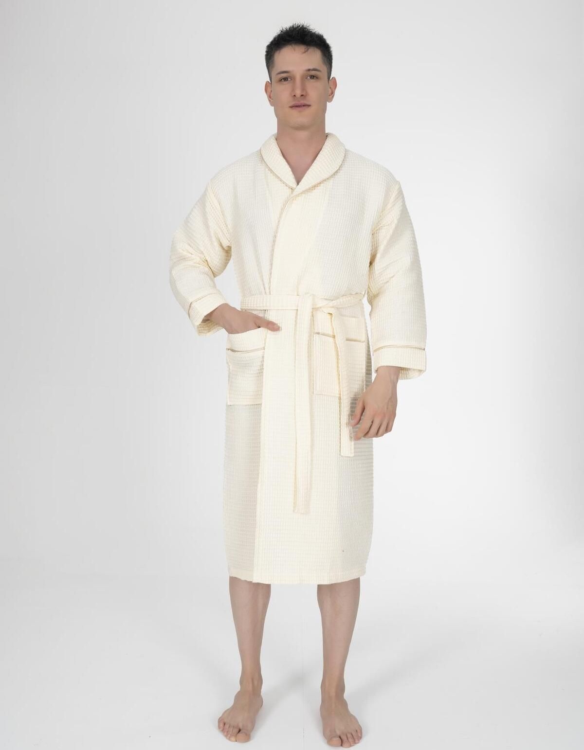 Varol Kaos Serisi Şal Yaka Pike Bornoz Sabahlık Varol Kaos Serisi Şal Yaka Pike Bornoz Sabahlık