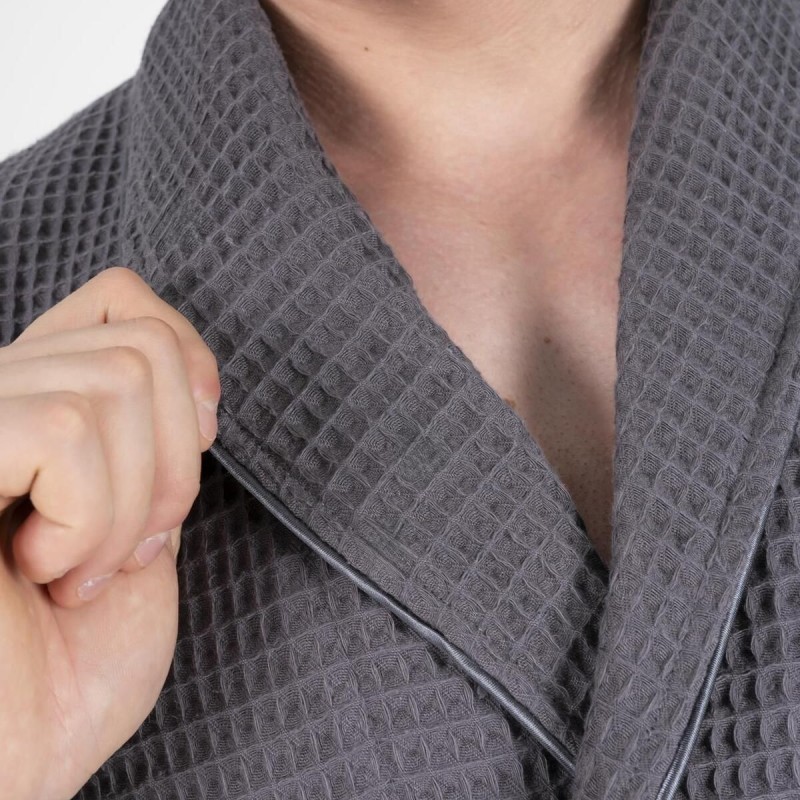 Varol Kaos Serisi Şal Yaka Pike Bornoz Sabahlık