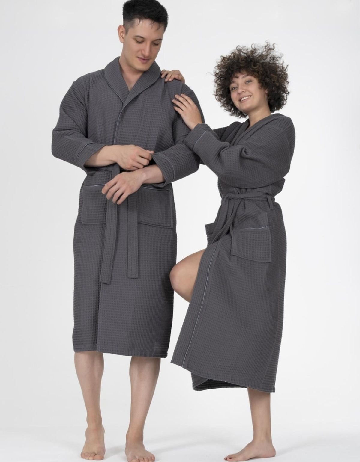 Varol Kaos Serisi Şal Yaka Pike Bornoz Sabahlık Varol Kaos Serisi Şal Yaka Pike Bornoz Sabahlık