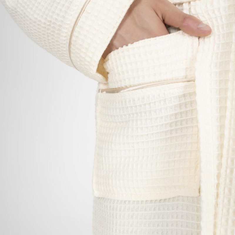 Varol Kaos Serisi Şal Yaka Pike Bornoz Sabahlık