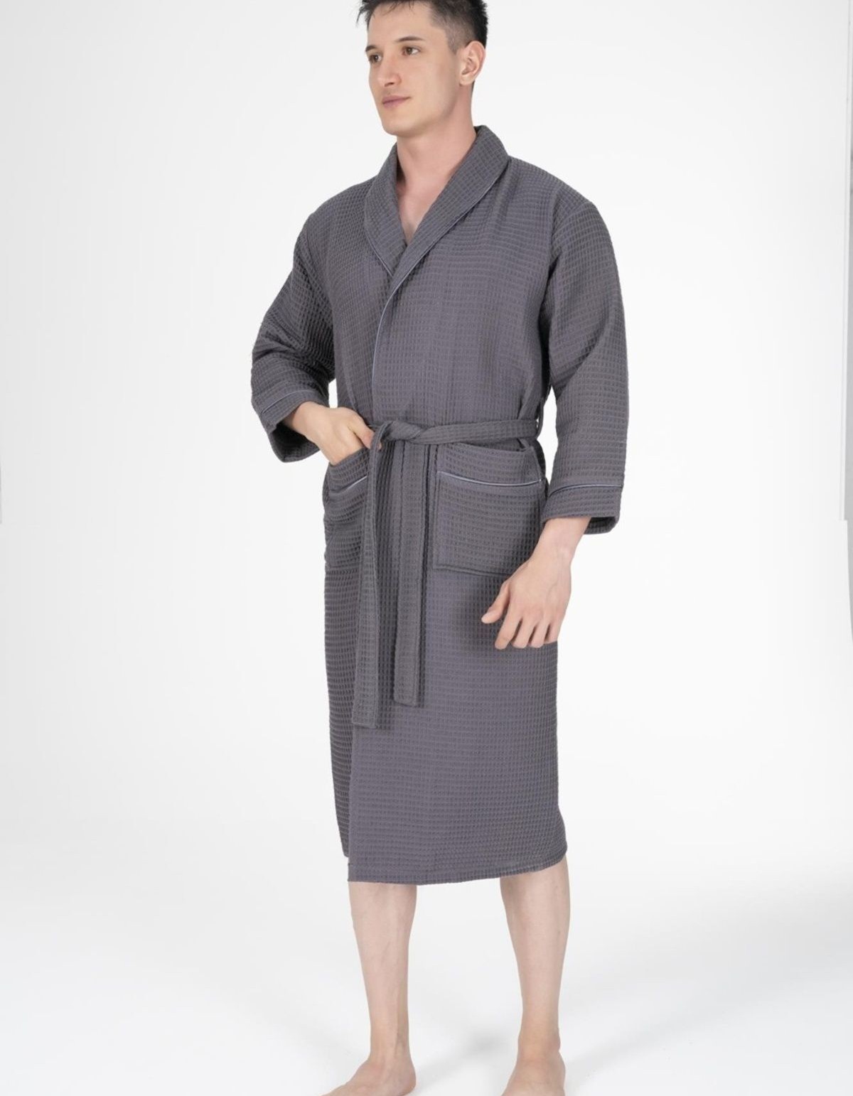 Varol Kaos Serisi Şal Yaka Pike Bornoz Sabahlık Varol Kaos Serisi Şal Yaka Pike Bornoz Sabahlık