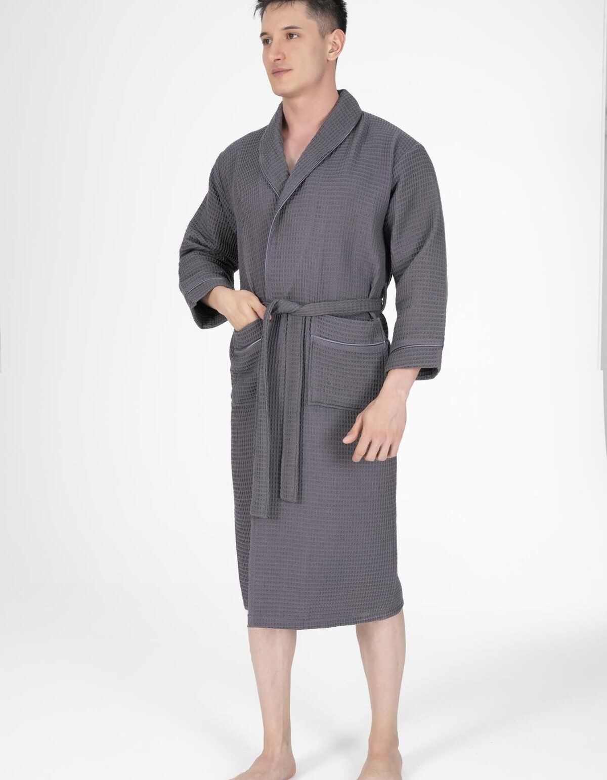 Varol Kaos Serisi Şal Yaka Pike Bornoz Sabahlık Varol Kaos Serisi Şal Yaka Pike Bornoz Sabahlık