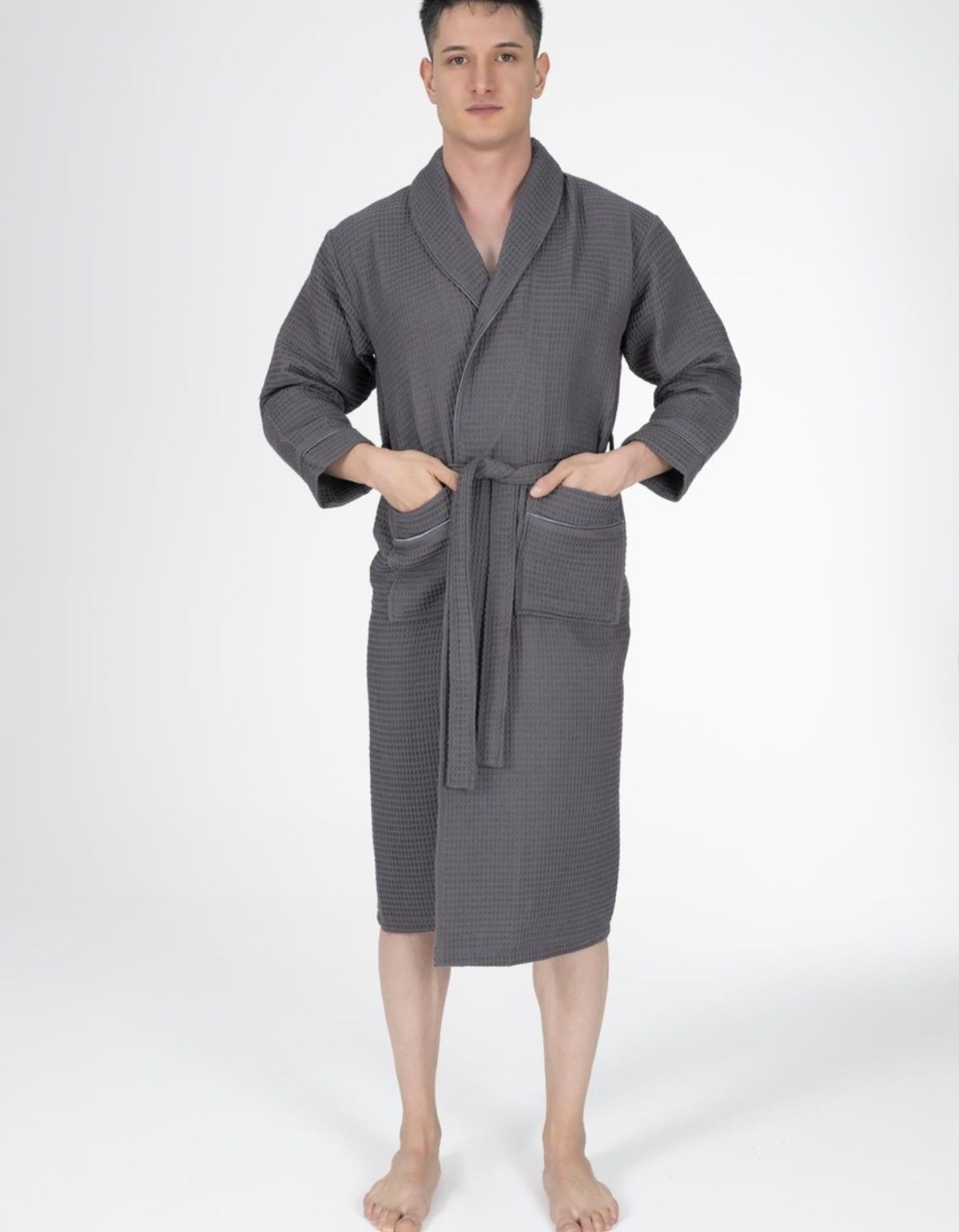 Varol Kaos Serisi Şal Yaka Pike Bornoz Sabahlık Varol Kaos Serisi Şal Yaka Pike Bornoz Sabahlık