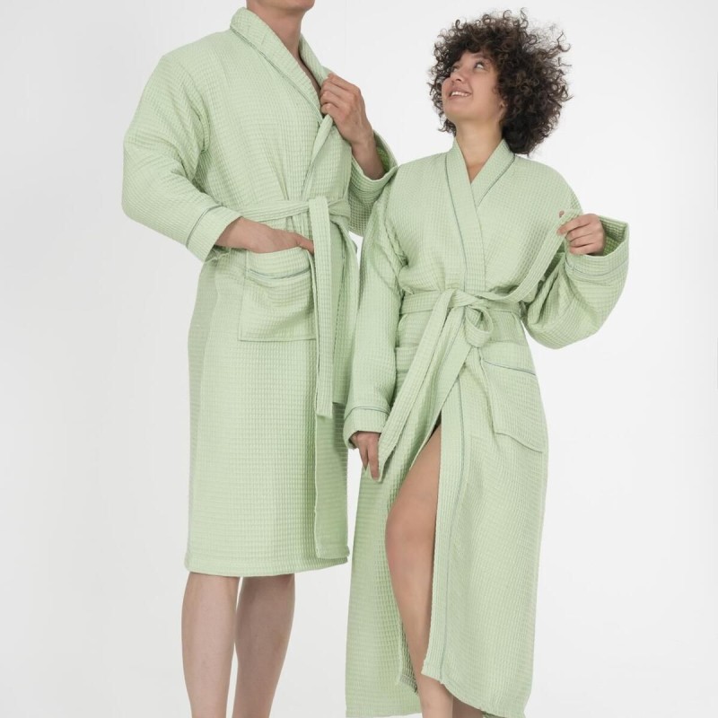 Varol Kaos Serisi Şal Yaka Pike Bornoz Sabahlık