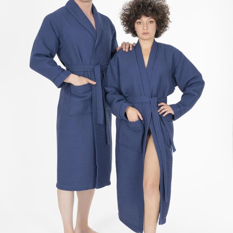 Varol Kaos Serisi Şal Yaka Pike Bornoz Sabahlık