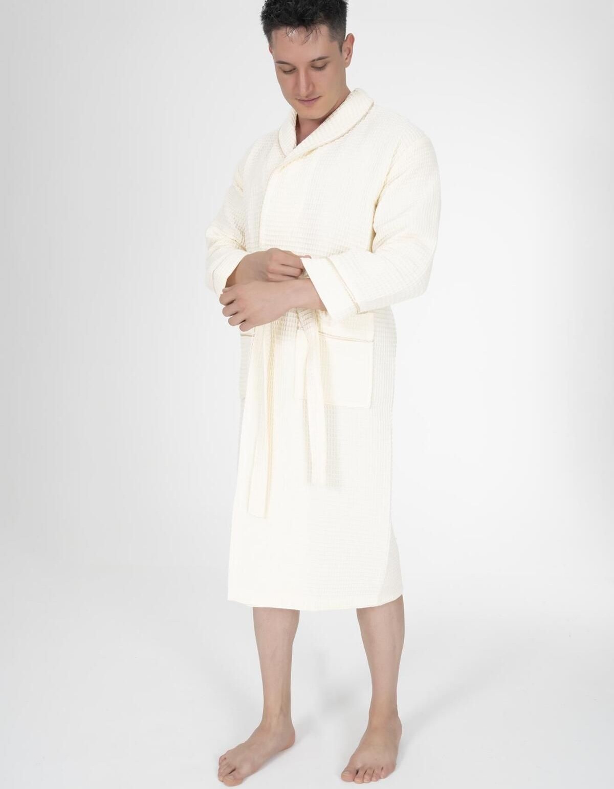 Varol Kaos Serisi Şal Yaka Pike Bornoz Sabahlık Varol Kaos Serisi Şal Yaka Pike Bornoz Sabahlık