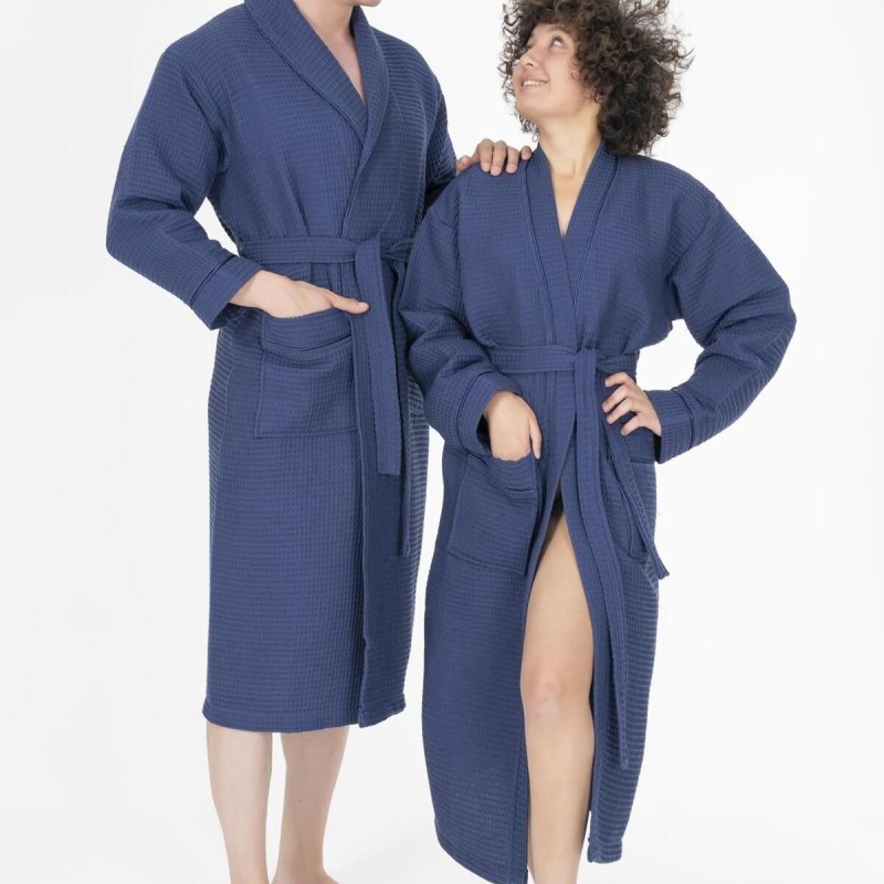 Varol Kaos Serisi Şal Yaka Pike Bornoz Sabahlık