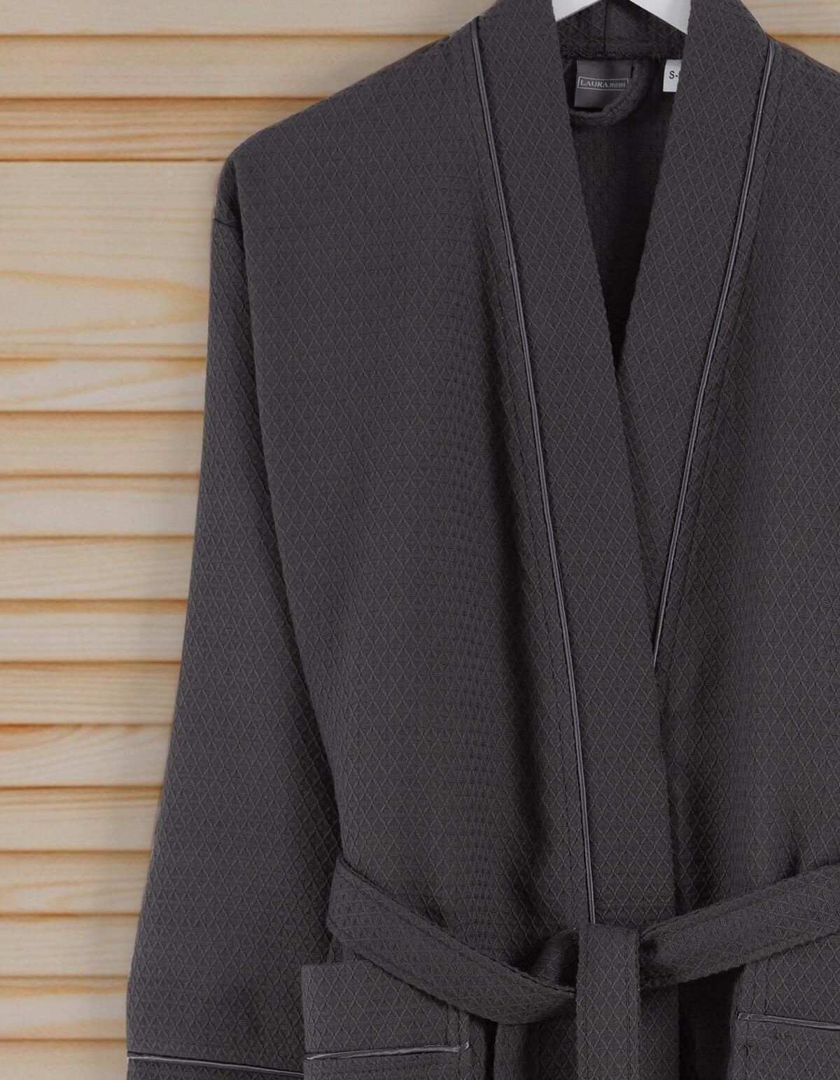 Varol Kaos Serisi Şal Yaka Pike Bornoz Sabahlık Varol Kaos Serisi Şal Yaka Pike Bornoz Sabahlık