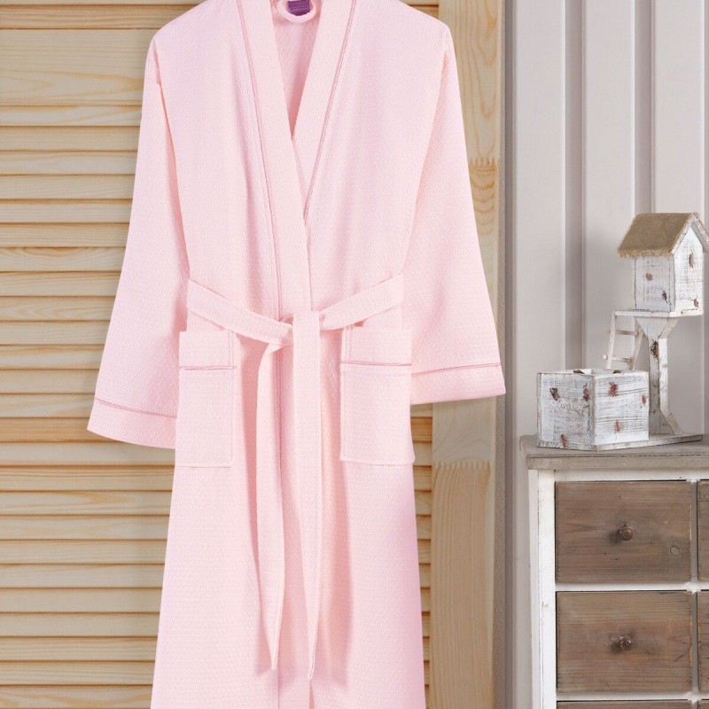 Varol Kaos Serisi Şal Yaka Pike Bornoz Sabahlık