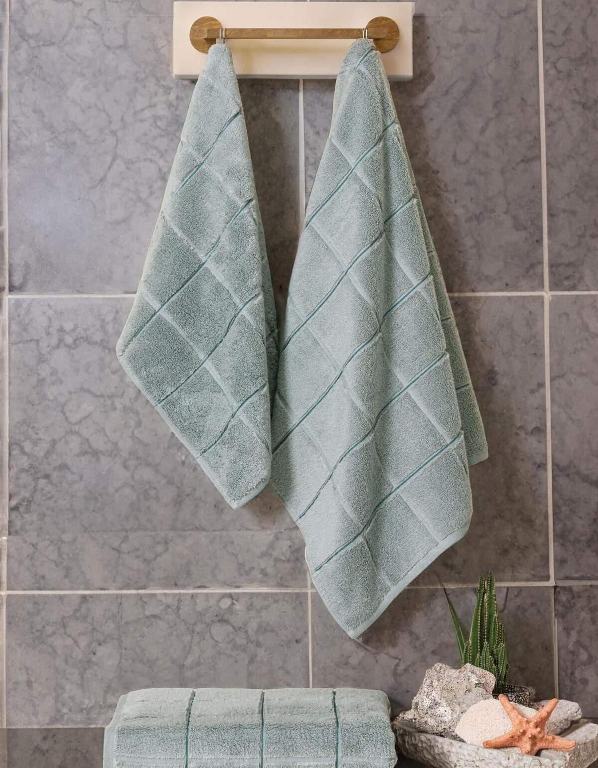 Varol Kare Micro Cotton Banyo Havlusu 90x150cm