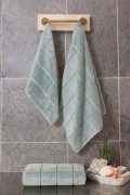 Varol Kare Micro Cotton Banyo Havlusu 90x150cm görseli 3