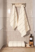 Varol Kare Micro Cotton Banyo Havlusu 90x150cm görseli 4