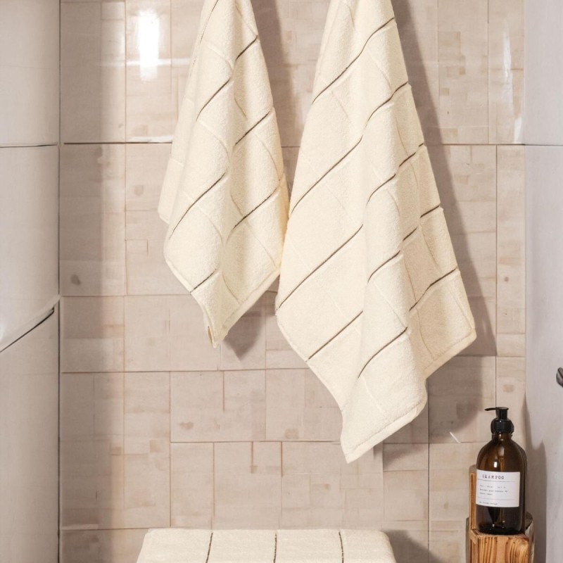 Varol Kare Micro Cotton Banyo Havlusu 90x150cm