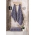 Varol Kare Micro Cotton Banyo Havlusu 90x150cm BEJ - ANTRASİT