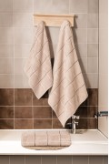 Varol Kare Micro Cotton El Havlusu 50x90cm görseli 3