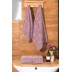 Varol Kare Micro Cotton El Havlusu 50x90cm SOMON - GÜL KURUSU