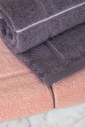 Varol Kare Serisi Micro Cotton 30x50cm 3 Lü Havlu Seti görseli 3