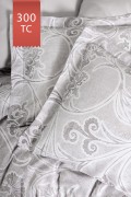 Varol Royal Saten 300TC Nevresim Takımı (Çift Nevresimli) Family Size  - GRİDA görseli 3
