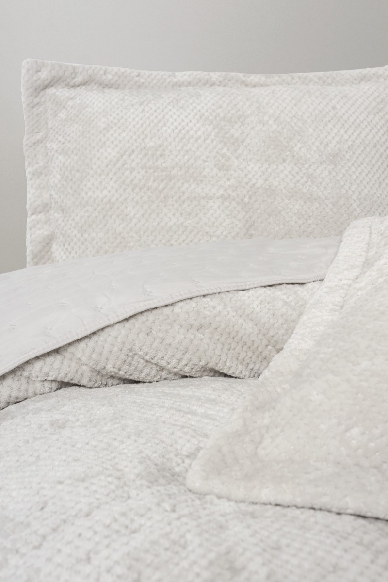 Cotton Box Softnest Çift Kişilik Yatak Örtüsü Boleta Taş detay görseli