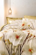 Cotton Box 3d Flower %100 Pamuk Saten  - Lumea Gold görseli 2
