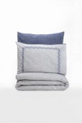 Cotton Box Modeline Tek Kişilik Nevresim Takımı Nitsa Lacivert görseli 3