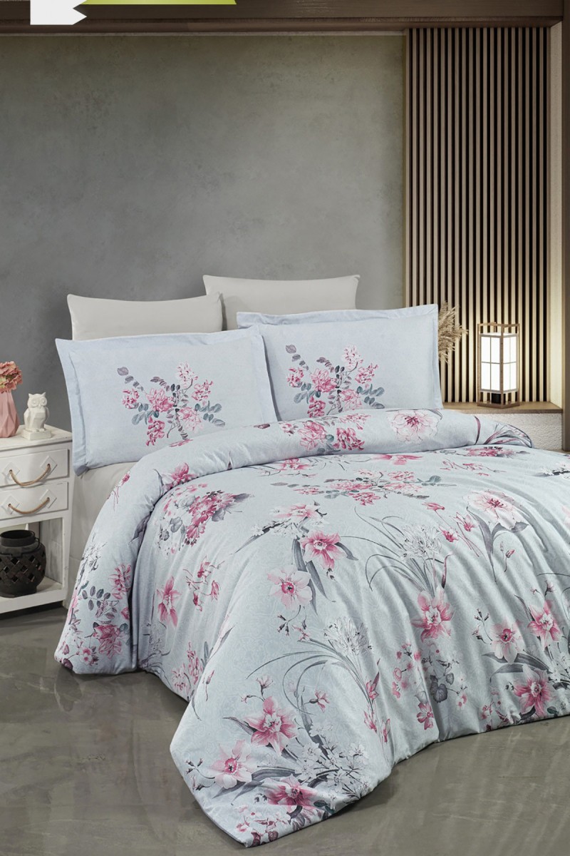 Varol 250 TC Bambu Karışımlı Pamuk Saten Nevresim Takımı – Family Size - GRANDE